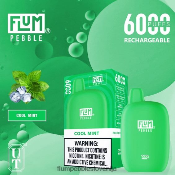 FLUM PEBBLES 6000 vpihov | Flum Pebble Flavors 0F820024 hladna meta